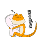 フトアゴヒゲトカゲのスタンプ2（個別スタンプ：24）