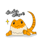 フトアゴヒゲトカゲのスタンプ2（個別スタンプ：32）