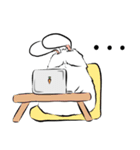 The Fluffy Fatty Rabbit（個別スタンプ：18）