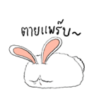 The Fluffy Fatty Rabbit（個別スタンプ：26）