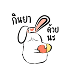 The Fluffy Fatty Rabbit（個別スタンプ：35）