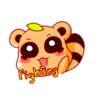 Leopard cat with tears（個別スタンプ：17）