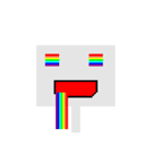 Robot in PIXEL（個別スタンプ：35）