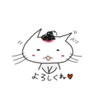 もじゃ毛ねこの日常（個別スタンプ：3）