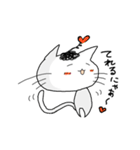 もじゃ毛ねこの日常（個別スタンプ：35）