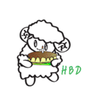 wasabi...cheeky sheep（個別スタンプ：33）