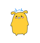 ゆるかわオレンジうさぎ（個別スタンプ：4）