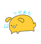 ゆるかわオレンジうさぎ（個別スタンプ：7）