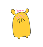 ゆるかわオレンジうさぎ（個別スタンプ：15）