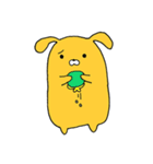 ゆるかわオレンジうさぎ（個別スタンプ：16）