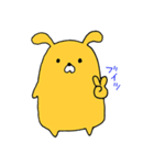 ゆるかわオレンジうさぎ（個別スタンプ：32）