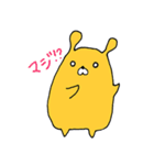 ゆるかわオレンジうさぎ（個別スタンプ：35）