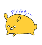 ゆるかわオレンジうさぎ（個別スタンプ：37）