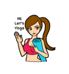 Lala and her yoga life（個別スタンプ：1）