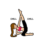 Lala and her yoga life（個別スタンプ：15）