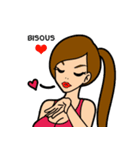 Lala and her yoga life（個別スタンプ：24）