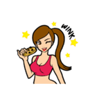 Lala and her yoga life（個別スタンプ：30）
