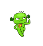 Cute broccoli man（個別スタンプ：4）