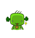 Cute broccoli man（個別スタンプ：6）