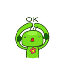 Cute broccoli man（個別スタンプ：13）