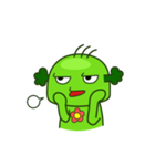 Cute broccoli man（個別スタンプ：16）