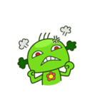 Cute broccoli man（個別スタンプ：17）