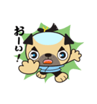 お江戸パグ丸（個別スタンプ：11）