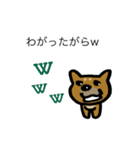 豆柴とケセン語（個別スタンプ：27）