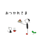 Jrくんとクロネコのmini（個別スタンプ：36）