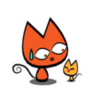 Orange kitten（個別スタンプ：24）