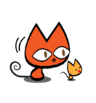 Orange kitten（個別スタンプ：36）