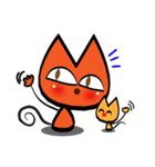 Orange kitten（個別スタンプ：40）