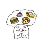 The fat white 3（個別スタンプ：26）