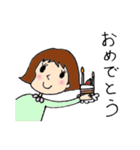 働く女子のお仕事スタンプ（個別スタンプ：38）