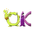 Letter Beasties（個別スタンプ：9）