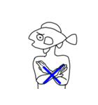 魚人の友人（個別スタンプ：4）