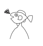 魚人の友人（個別スタンプ：8）