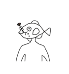 魚人の友人（個別スタンプ：12）