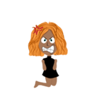 The girl zap（個別スタンプ：13）
