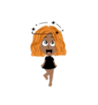 The girl zap（個別スタンプ：28）