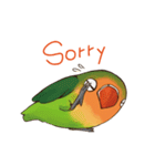 Naughty lovebird in Taiwan（個別スタンプ：7）