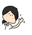 Thai High School Girl（個別スタンプ：14）