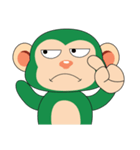 Funny Little Green Monkeys（個別スタンプ：3）