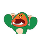 Funny Little Green Monkeys（個別スタンプ：9）