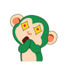 Funny Little Green Monkeys（個別スタンプ：11）