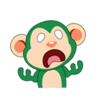 Funny Little Green Monkeys（個別スタンプ：12）