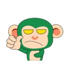 Funny Little Green Monkeys（個別スタンプ：13）