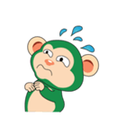 Funny Little Green Monkeys（個別スタンプ：15）