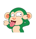 Funny Little Green Monkeys（個別スタンプ：18）