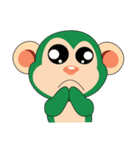 Funny Little Green Monkeys（個別スタンプ：23）